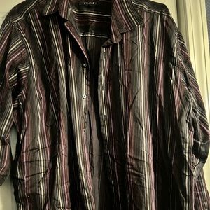 Men slightly used SYNRGY3XL button-down, long, sleeved dress shirt 100% cotton